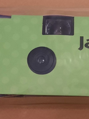 Jazz disposable camera new with 24-exposure film