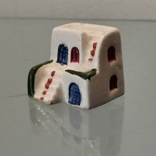 Handmade ceramic souvenirs used, pack of 3, vintage