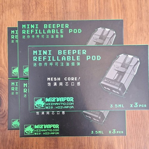 Wiz Vapor Mini Beeper Coils 5 Packs New 0.8ohms 3.5ml