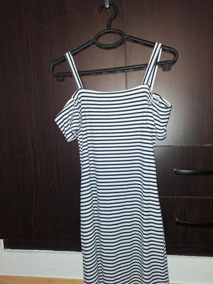 Bershka striped mini dress