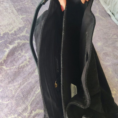 NAF NAF leather black crossbody bag used, good condition