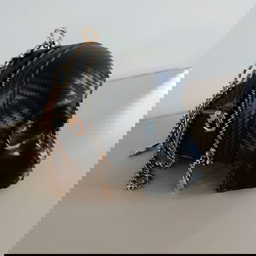 Τσαντάκι χειρός σε σχήμα νεκροκεφαλή σαν καινούργιο, μαύρο