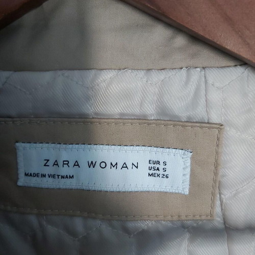 Zara women's jacket like new, size S, beige