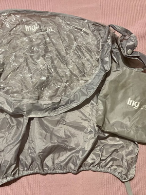 Inglesina stroller rain cover like new with pouch