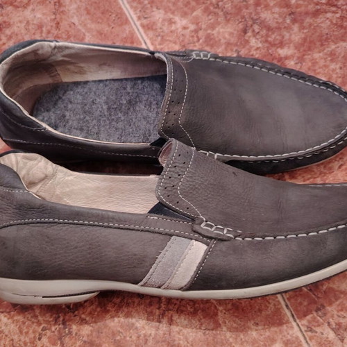 Lumberjack men's shoes size 46 used, natural leather, casual style