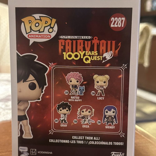 Funko Pop Fairy Tail 100 Years Quest Gray Limited Edition Chase