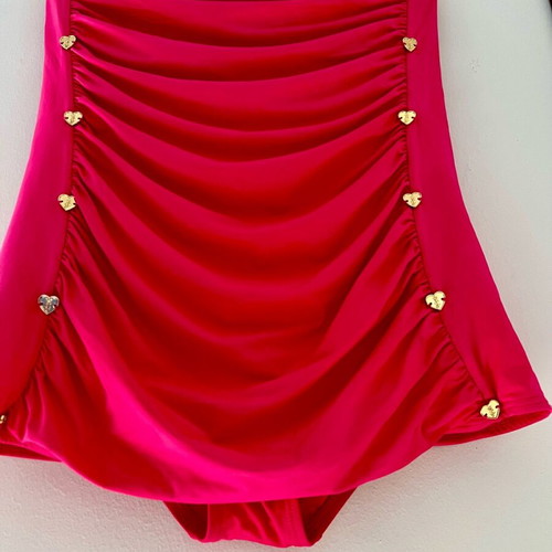 Juicy Couture fuchsia swimsuit like new, size XL