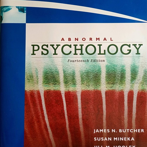Abnormal Psychology 14th edition like new