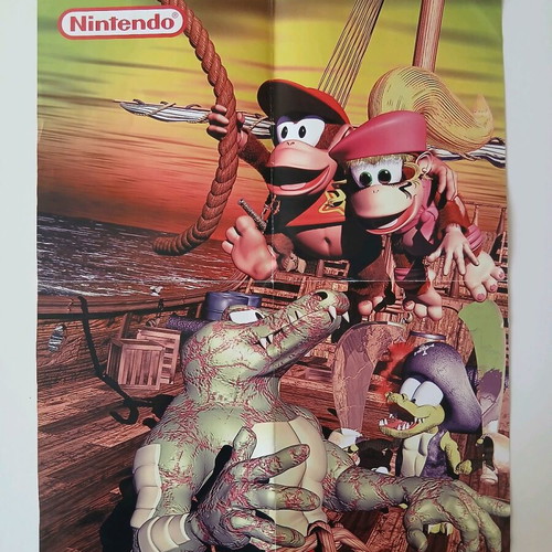 Gameboy/Donkey Kong 90s vintage poster like new