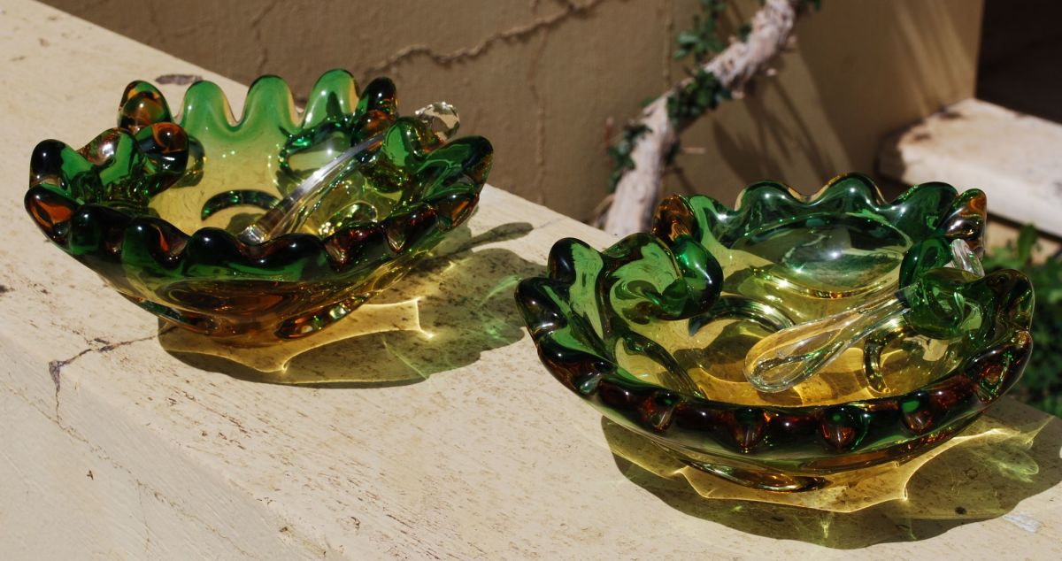 Murano ashtrays vintage 70s set of 4… - € 300,00 - Vendora.cy