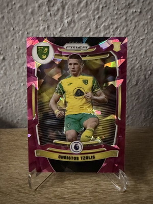 Panini Prizm Христос Цолис RC Pink Cracked Ice футболна карта