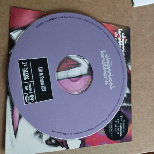 Chemical Brothers Life Is Sweet CD single parts 1 & 2 used, electronic