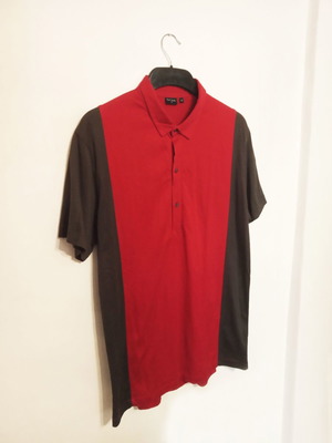 Paul Smith men's Polo Shirt red-gray size Medium like new