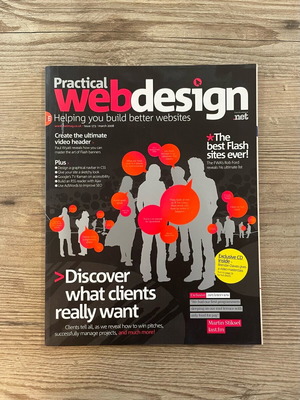 Practical Web Design issue 173 March 2008 with CD in like new condition