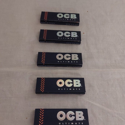 OCB Ultimate rolling papers new, pack of 5