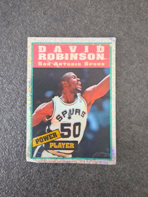 Panini NBA sticker used David Robinson 1995-96 season