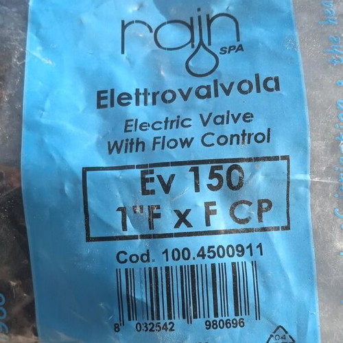 Ηλεκτροβάνες Rain EV 150 1''x F CP, πακέτο 5, καινούργιες