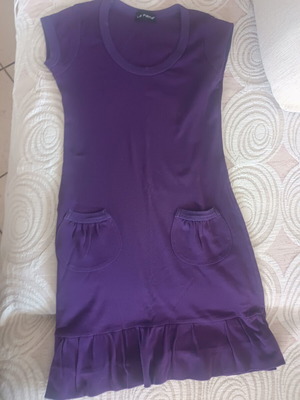 La Palma purple mako dress one size like new
