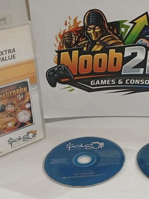Worms 2 and Worms Armageddon PC CD-ROM used