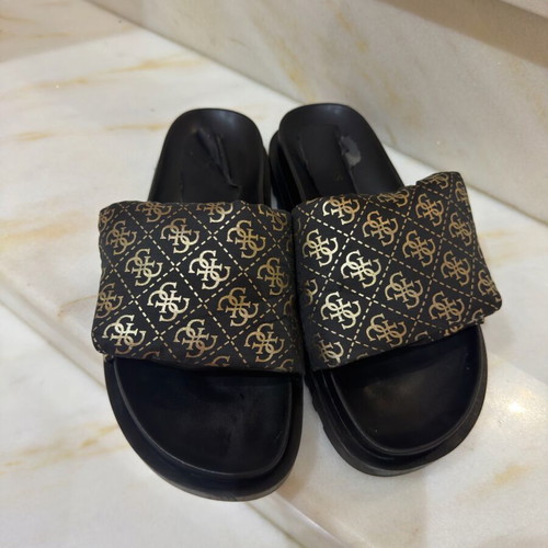 Guess sandals like new, size 40, black and gold