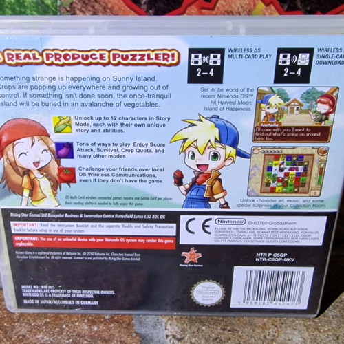 Harvest Moon Frantic Farming Nintendo DS game like new
