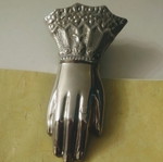 Metal Office Paper Clip New, embossed solid metal 14x6cm