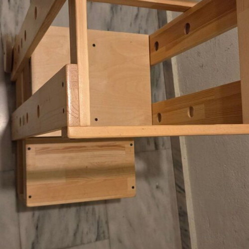 Montessori Learning Tower new, handmade wooden with wheels
