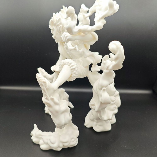One Piece Monkey D. Luffy Gear 5 collectible 3D printed figure new 20cm