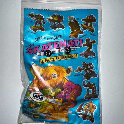 Skatenati blue sealed pack new, 1990 figure