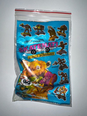 Skatenati blue sealed pack new, 1990 figure