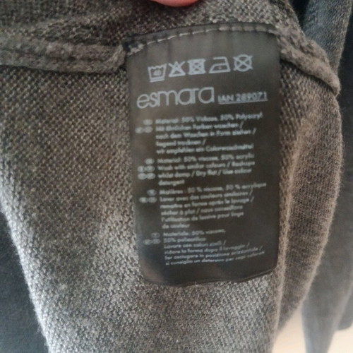 Esmara sweater dress with beautiful knit like new, gray