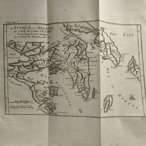 Collection of Geographic Maps of Ancient Greece 1819 used, French