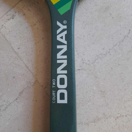 Donnay Court Two classic wooden tennis racket with leather case, like new