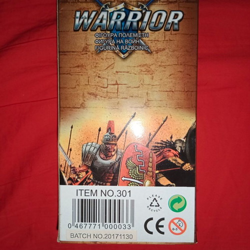 Warrior figure new, in original box