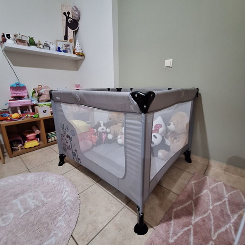 Baby Park Fillikid Playpen Art.4008-17 Giraffe Lightgrey like new