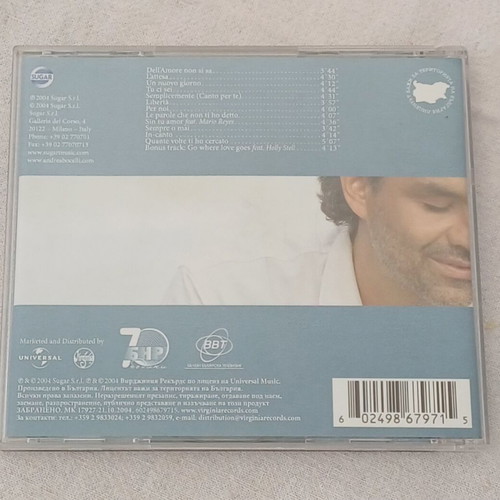 Andrea Bocelli Andrea CD used