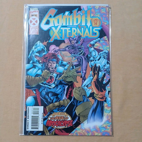Gambit and the X-ternals used, pack of 4 issues, limited series
