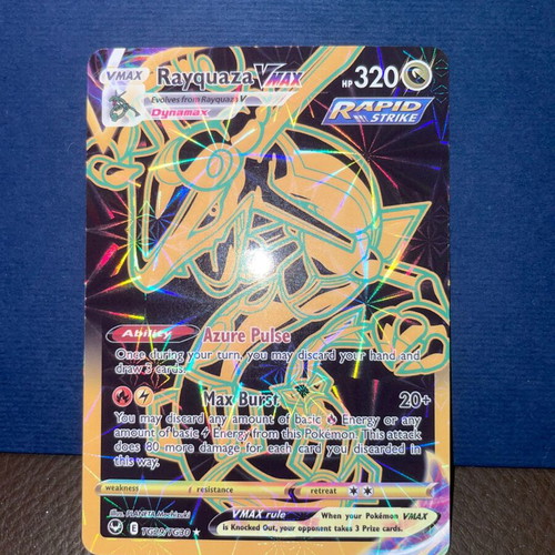 Pokemon Rayquaza VMAX TG29/TG30 reprinted card new