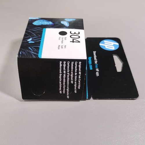 HP 304 black ink cartridge, new sealed