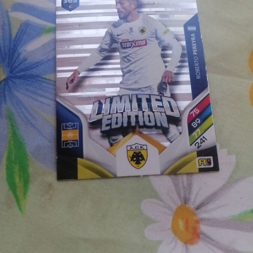 Pereyra AEK limited edition sticker card like new
