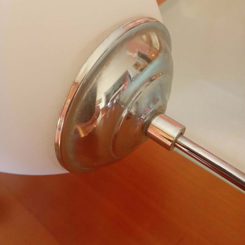 New Light glass ceiling light like new, adjustable height, E27