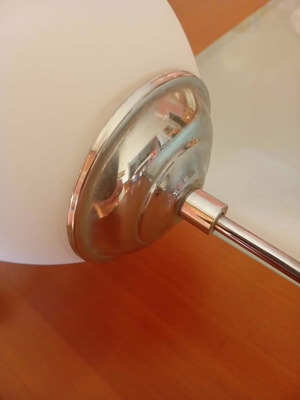 New Light glass ceiling light like new, adjustable height, E27