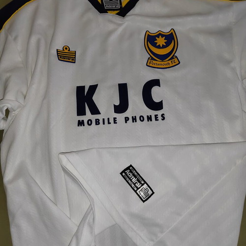 Portsmouth 1998-99 Centenary Match Issued Jersey Vlachos 7 used