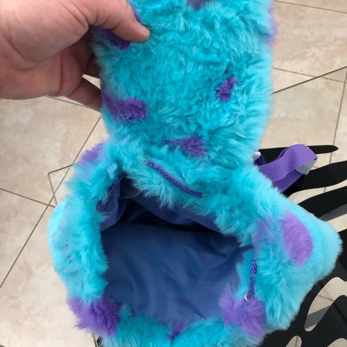 Monsters Inc Sully Soft Furry school bag and wallet set new