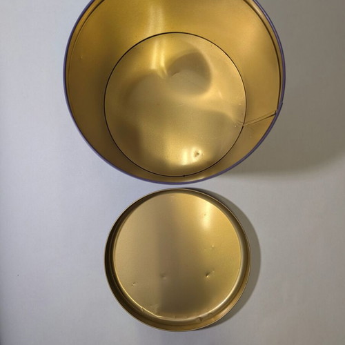 Metal storage box used 19.5x22cm