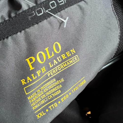 Polo Ralph Lauren Sport windbreaker rain jacket men gray black Big Pony XXL
