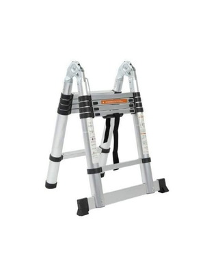 Double telescopic ladder new, aluminum with 10 steps