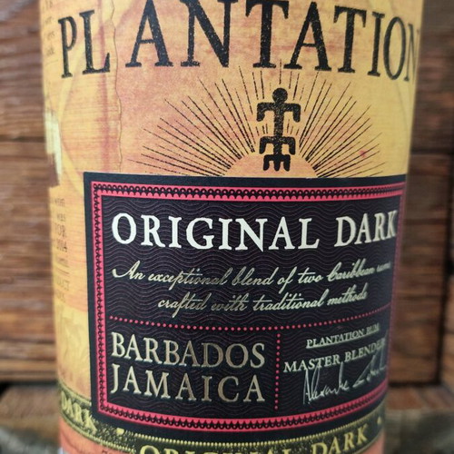 Plantation Original Dark Rum bottle used