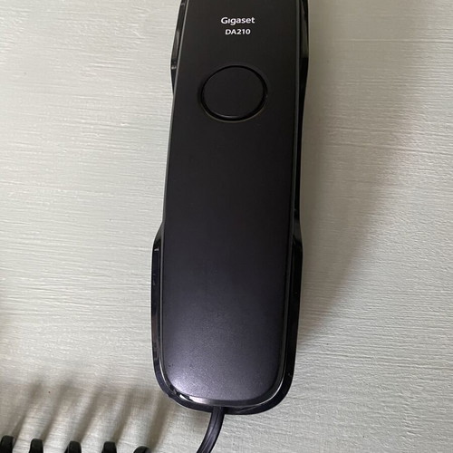 Gigaset DA210 corded phone used, black