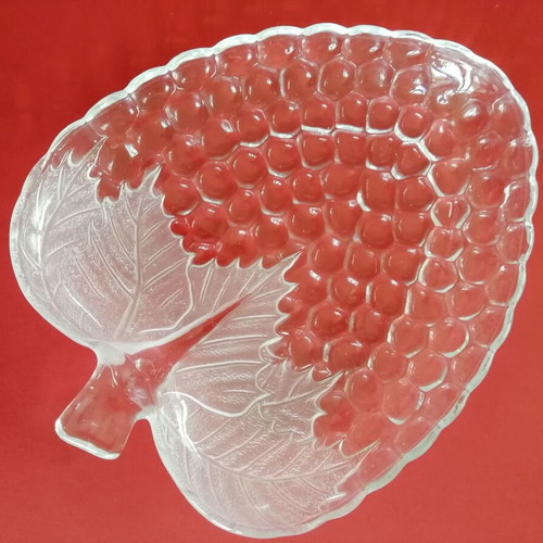 MIBO Crystal Collection crystal serving dish vintage new